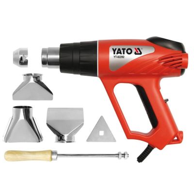 2. Yato YT-82292 Heat Gun 500 l/min 550 °C 2000 W Black, Grey, Orange