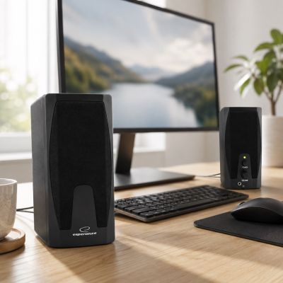 14. Esperanza Giocoso EP110 computer speaker set (2.0; black)