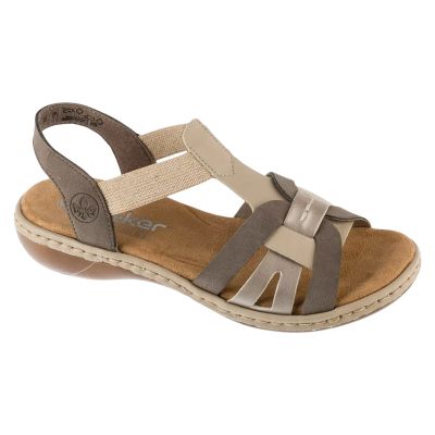 Rieker Sandals 65918-64 Beige 36