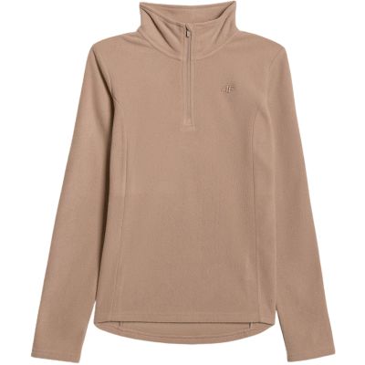 9. Women's fleece sweatshirt 4F F069 light brown 4FWAW25UFLEF069 82S