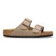 14. Birkenstock Arizona Tabacco Brown narrow men's brown flip-flops (0352203)