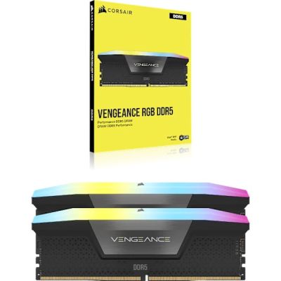 3. DDR5 64GB PC 6000 CL40 CORSAIR KIT (2x32GB) VENGEANCE RGB retail