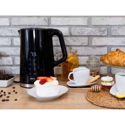 18. ELDOM CORDLESS KETTLE WITH TEMPERATURE CONTROL C540 JETTY 1.7 L 2200W BLACK