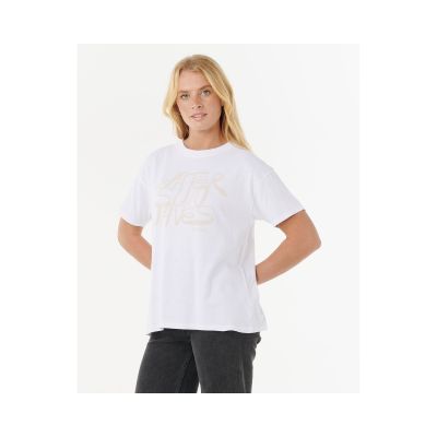 2. RIP CURL OCEANIC RELAXED TEE White T-Shirt