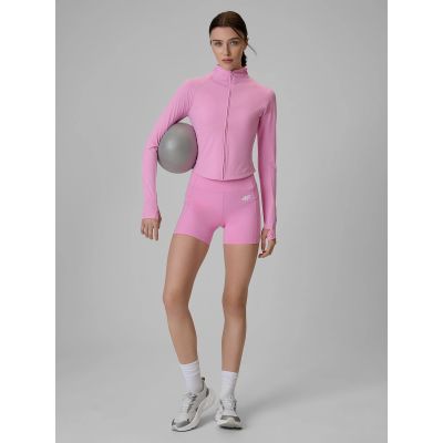 3. Women's slim quick-drying training sweatshirt 4F 4FRSS26TFSWF0949-56S