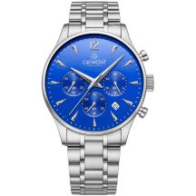 Men's Watch Giewont Chronograph Sapphire Silver Blue GW6310-B3