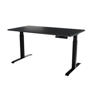 Desk with electric height adjustment MOON LONG 150x80x72-120 black/anthracite