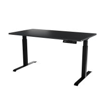 Desk with electric height adjustment MOON LONG 150x80x72-120 black/anthracite