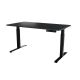 Desk with electric height adjustment MOON LONG 150x80x72-120 black/anthracite