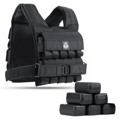 2. 20kg Weighted Training Vest with Pulleys W20B | DBX Bushido