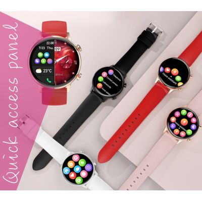 11. Women's Smartwatch RUBICON RNCF09 Rose Gold/Pink SMARUB234