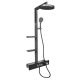 SHOWER SET DOMOLETTI METAL GRAY