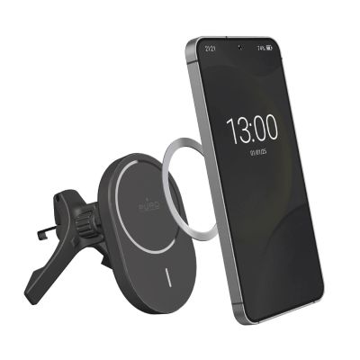 2. Puro Car Holder with Qi2 Charger, MagSafe Compatible - Black