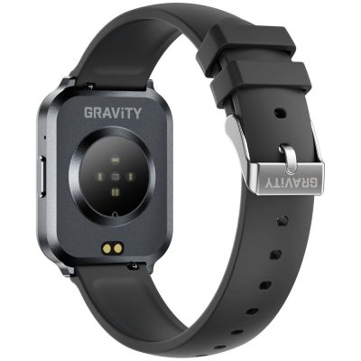 15. Smartwatch Gravity Black Strap + Bracelet GT44-5