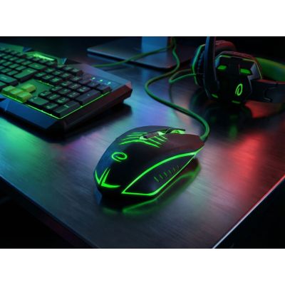 10. Esperanza MX209 Claw EGM209G computer mouse (optical; 2400 DPI; black)