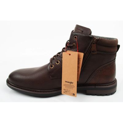 6. Wrangler men's shoes George ankle boots brown ankle boots with zipper