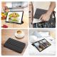 10. Dux Ducis Domo PU Leather Case with Stand for Samsung Tab S10+ / S9+ / S9 FE+ - Black