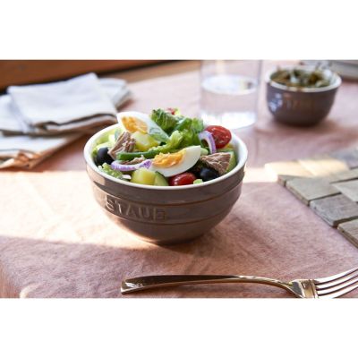 4. Staub Ceramique Cup 700 ml Gray Round