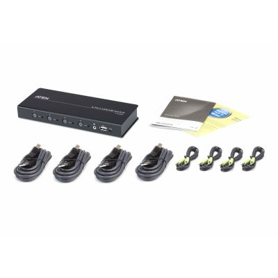 5. ATEN CS724KM-AT KVM Switch Black