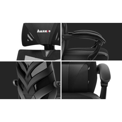 44. Huzaro Combat 5.0 Black Gaming Chair