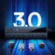15. Baseus PioneerJoy 4xUSB-A 3.0 USB-C Hub - Gray