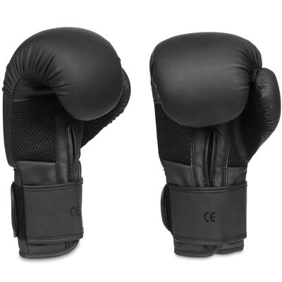8. 10oz Boxing Gloves - Black Master - Valor Series