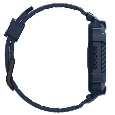 4. Spigen Rugged Armor Pro Strap for Apple Watch 42mm - Navy Blue