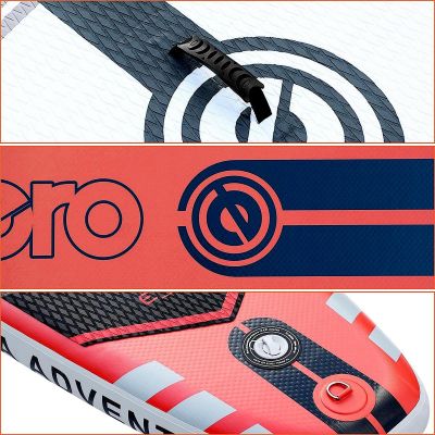 16. SET - SUP BOARD 150KG INFLATABLE ENERO 320x81x15CM SHARK