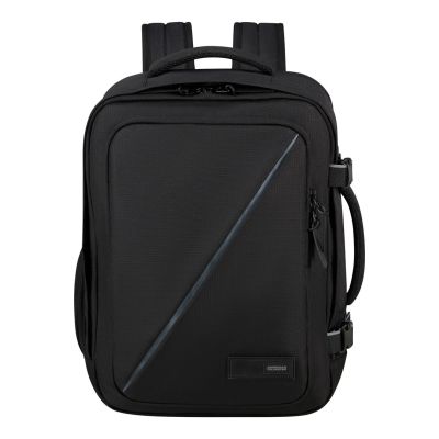 American Tourister Casual Backpack Ms backpack Hiking Backpack Black Recycled polyethylene terephthalate (rPET)