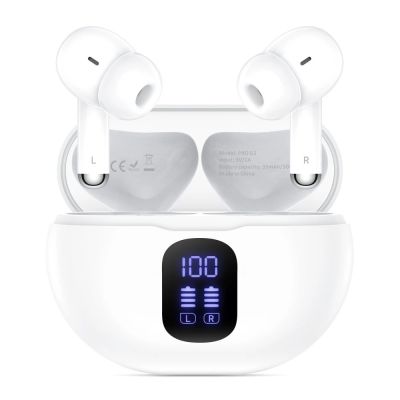 2. Tech-Protect UltraBoost TWS Pro G2 Headphones - White