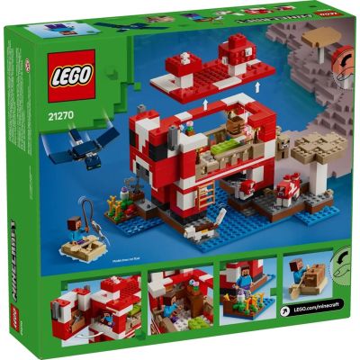 2. LEGO MINECRAFT 21270 Mushroom Cow House