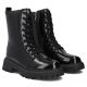 4. Women's patent leather ankle boots, black Filippo DBT8288