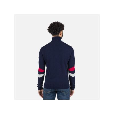 7. Rossignol Signature Hz Knit Navy Blue Sweater