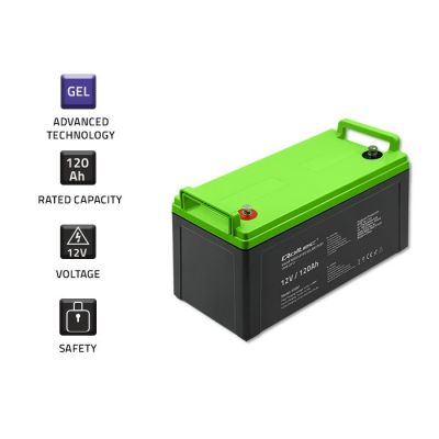 3. QOLTEC GEL BATTERY 12V | 120AH | GEL