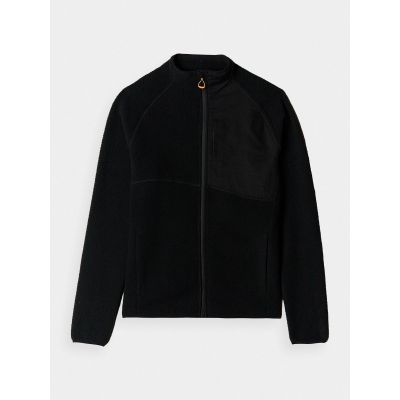 7. Men's sherpa fleece with stand-up collar 4F 4FRAW24TFLEM360-20S