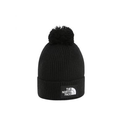 The North Face Logo Box Pom Unisex Classic Acrylic Beanie with Pompom and Logo (NF0A3FN3JK31)