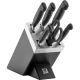 22. ZWILLING Four Star 35145-007-0 Self-Sharpening Knife Set, 7 Pieces, Black