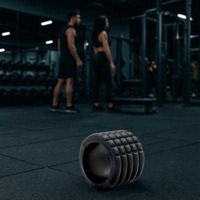 12. BLACK EXERCISE ROLLER 14x10CM ENERO FIT