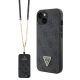 Guess Crossbody 4G Metal Logo Case for iPhone 13/14/15 - Black