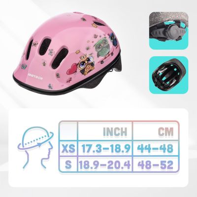 28. Children’s bicycle helmet METEOR KS06 little owl