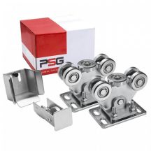 Set of PSG 60.00P.80 trolleys for sliding gates for 80x80x5 mm rails