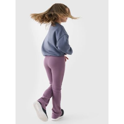 4. Girls' sweatshirt without a hood, 4F 4FJRSS24TSWSF1331-32S