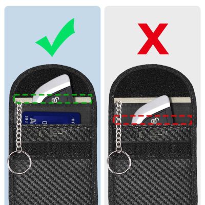 2. Tech-Protect KLR100 RFID Blocking Car Key Case - Black - Carbon