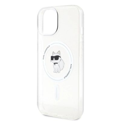 6. Karl Lagerfeld IML Choupette MagSafe case for iPhone 15 - transparent