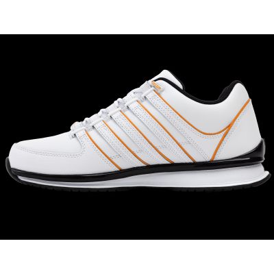 5. K-swiss RINZLER WHITE/ORANGE POPPY/BLACK-M sneakers (01235-185-M)