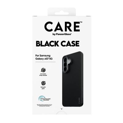 6. CARE by PanzerGlass Fashion Case for Samsung Galaxy A57 - Black