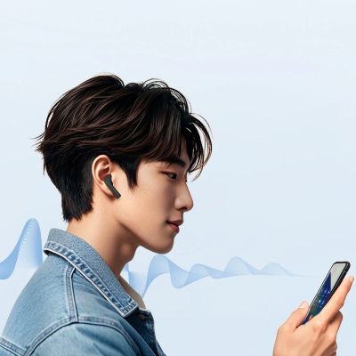 5. QCY AilyBuds E10 In-Ear Headphones with ENC LDAC Hi-Res Audio IPX4 Bluetooth 5.4 - Black