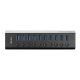 6. Lindy 43370 USB 3.2 Gen 1 (3.1 Gen 1) Type-B 5000 Mbit/s Hubs and Concentrators Black