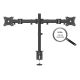 2. PureMounts PM-OFFICE-02 Monitor Holder/Stand 68.6 cm (27") Desk Black
