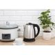 4. ELDOM CORDLESS KETTLE CS30 ACERO 20 L STEEL 1850-2200W TILTING LID, HOT PLATE, SWIVEL BASE